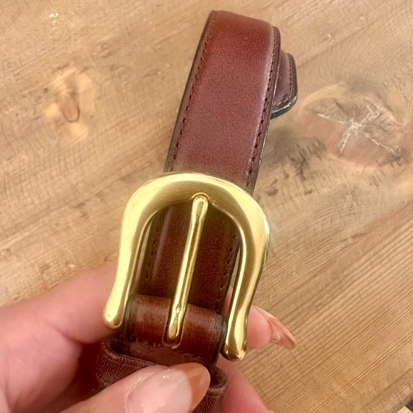 Vintage Donna Katz Belt. Solid Brass Buckle. Size medium - Picture 2 of 8